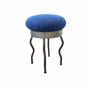 Vintage Memphis Milano Style Ikea Stool Uri Post modern 1995
