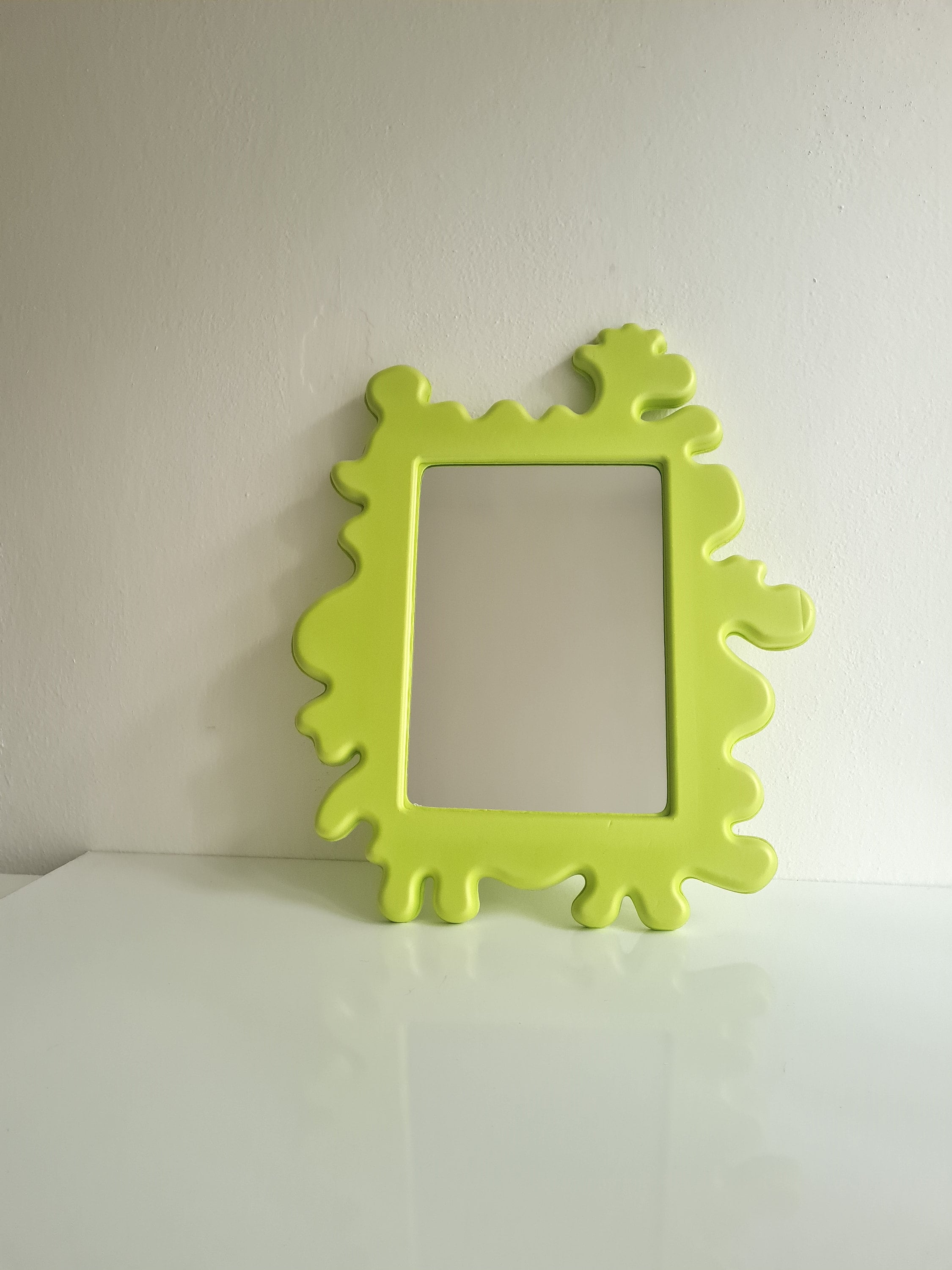 Vintage Pop Art Memphis Milano Style IKEA Wall Mirror in a