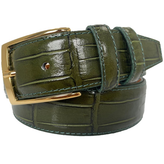 Crocodile hotsell print belt