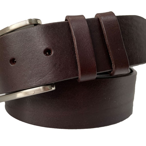 Brown Leather Belt - Etsy