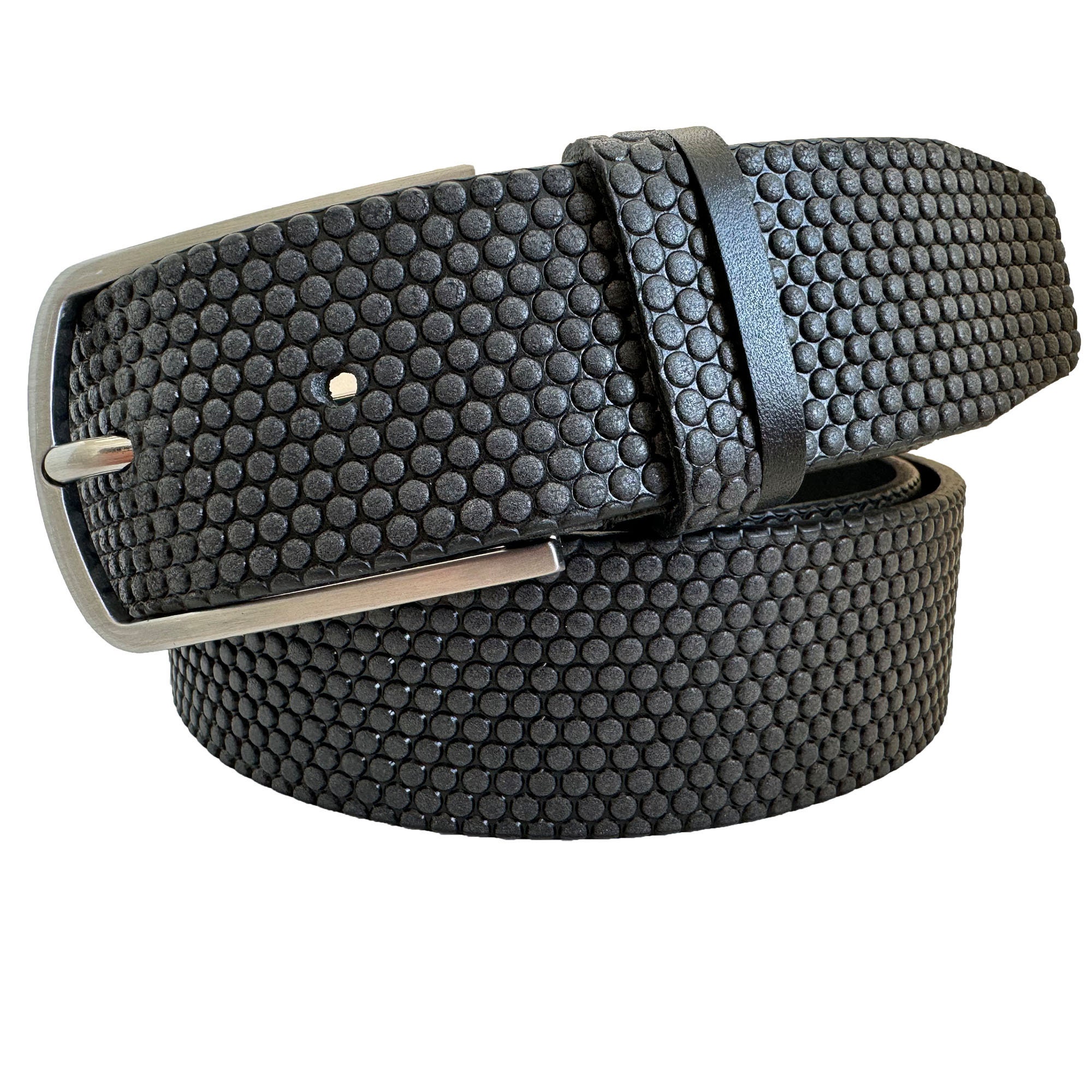 Cebine Vintage Black Embossed Leather Belt Size RTM Western Embossed Leather Belt with Antique Brass or Antique  main image 4