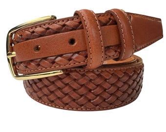 Brown Belt Men Dunhill Mens Curved Antique Silver Belt Brown  display picture 2