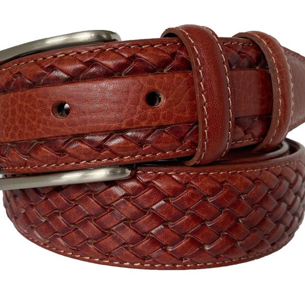 Tan Braided Belt - Etsy