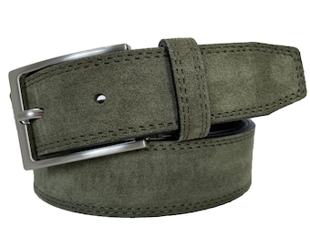 Hunter Belt in Olive Suede Hunter Belt in Olive Suede