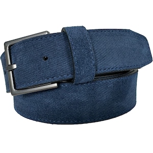 Blue Suede Belt Texture Embossed 35MM