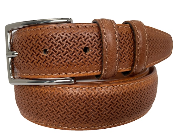Beautiful Tanner Italian Embossed Leather and Suede Belt Tanner Black Leather Suede Belt Women main image 4