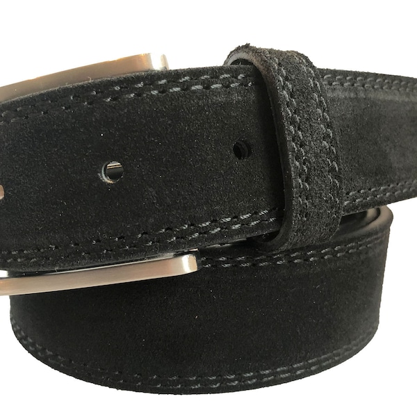 Black Suede Studio Bean Belt