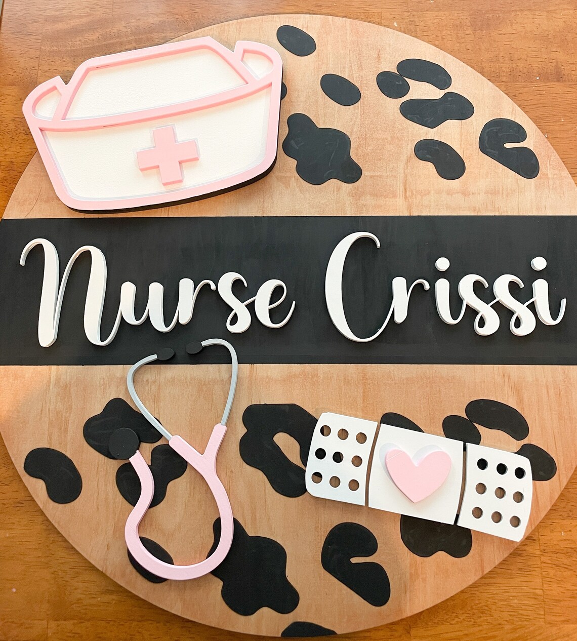 Personalized Nurse Door Hanger School Nurse Sign School Etsy
