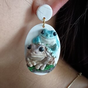 Funny Frog Earrings