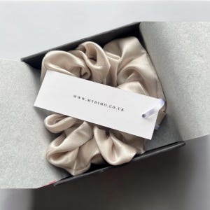 100% Mulberry Silk Hair Scrunchie |  Gift for her | Scrunchy