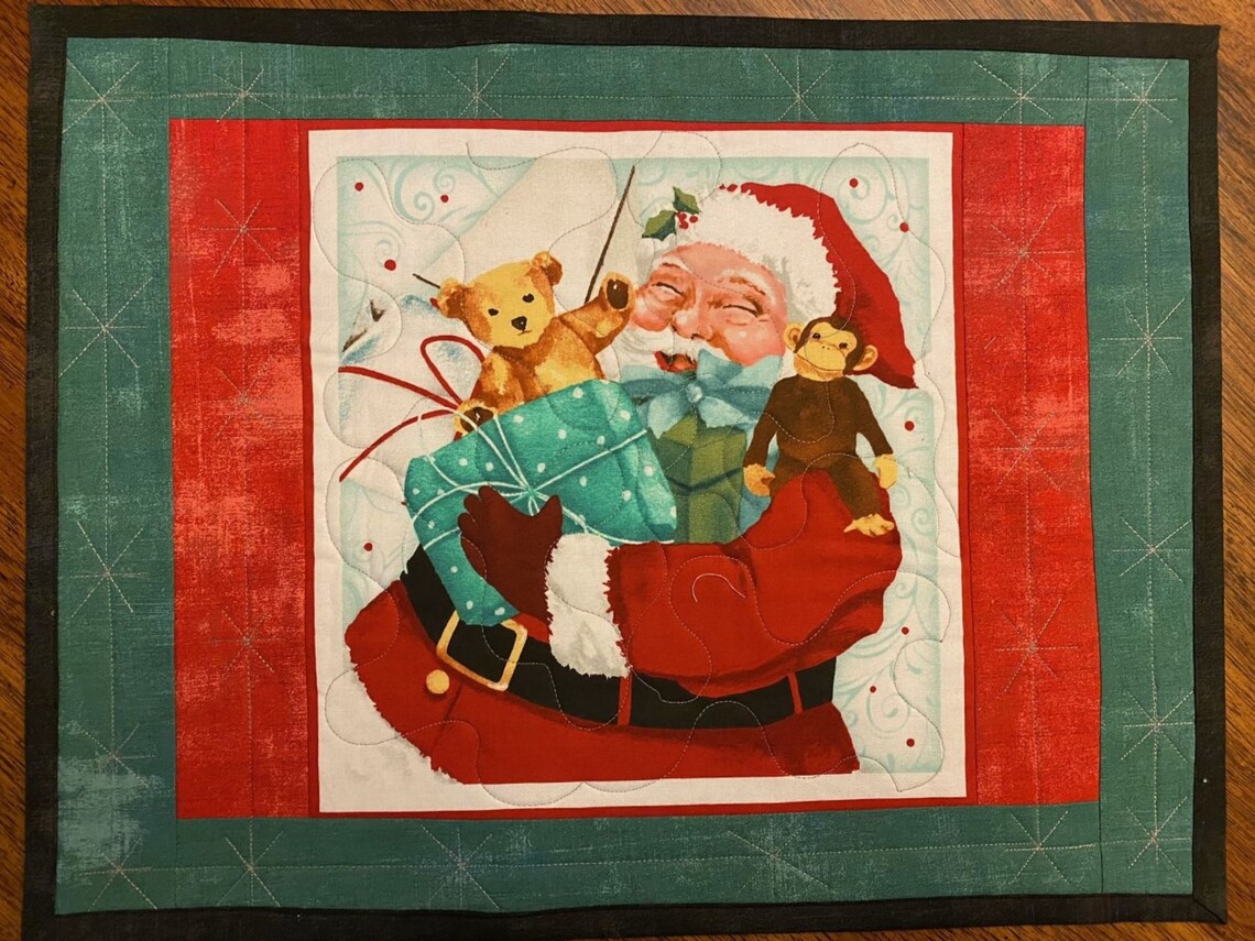 Choice of Santa Placemats Etsy