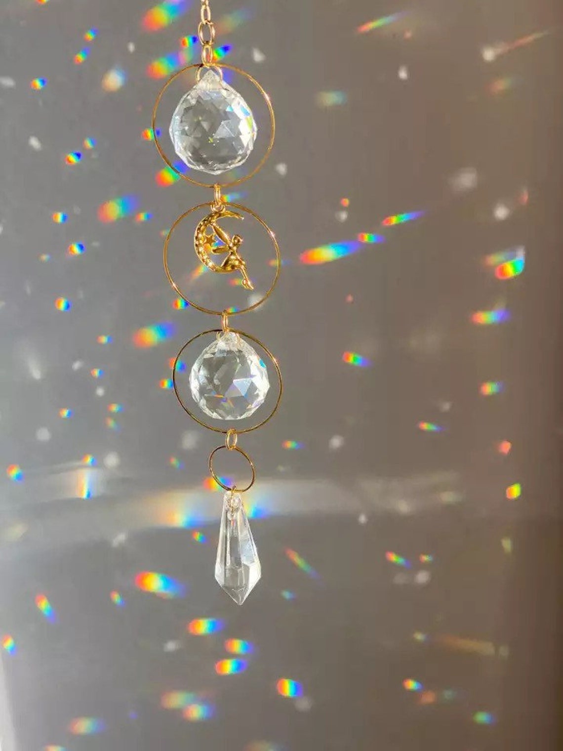 Handmade Sun Catcher Handmade Crystal Light Catcher Etsy