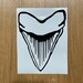 Great White Shark Decal Sticker – Waterproof Vinyl For Cars, Boats, Surfboards (Multi-Color)