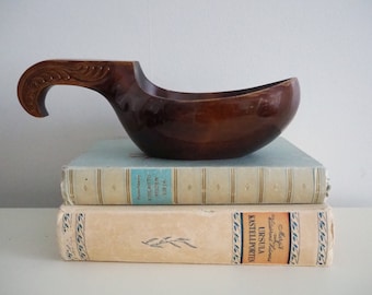 Vintage wooden bowl | Decorative bowl | Handcarved wooden bowl | Vintage wood bowl