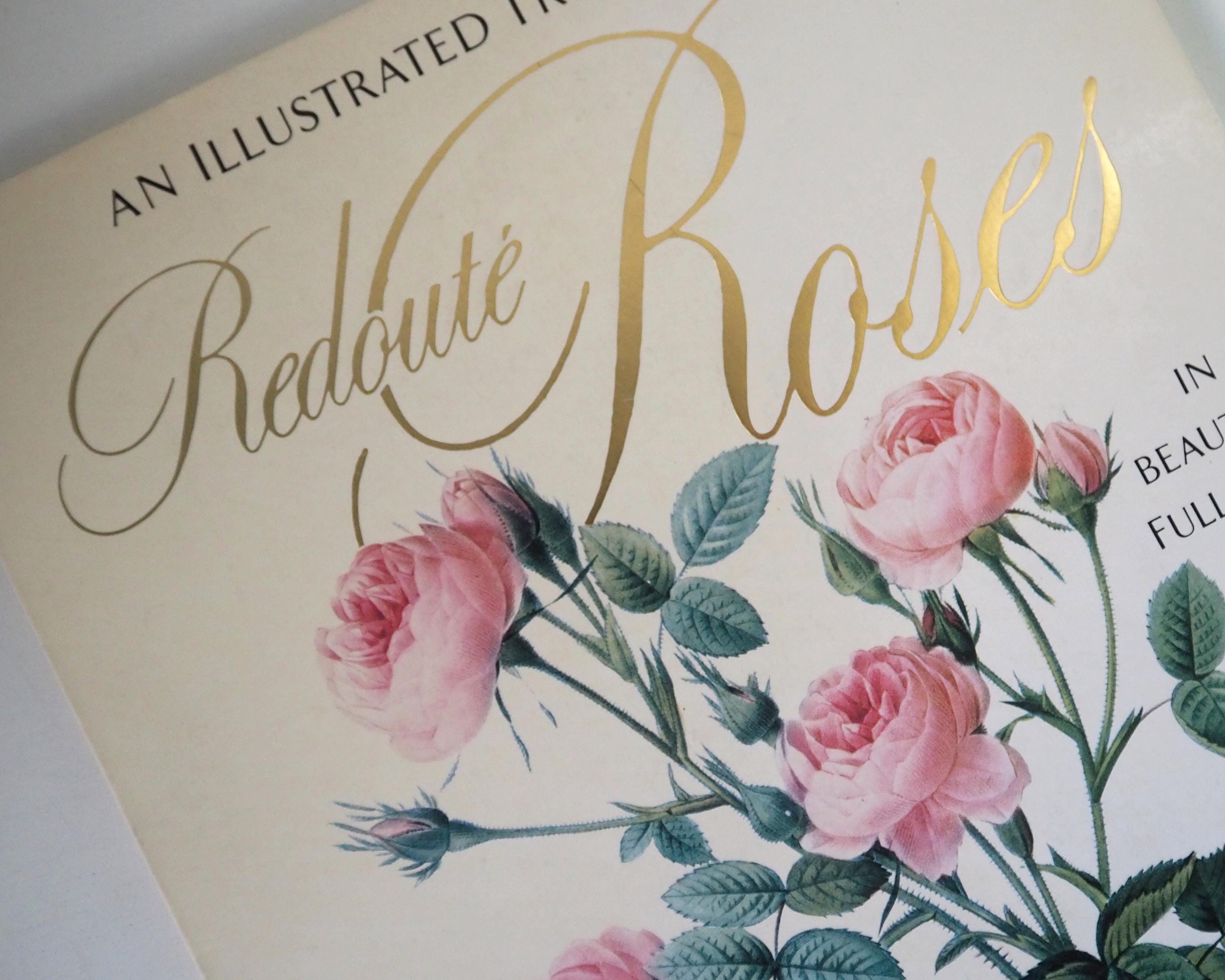 Vintage Redouté Roses Book | an Illustrated Treasury of Redouté
