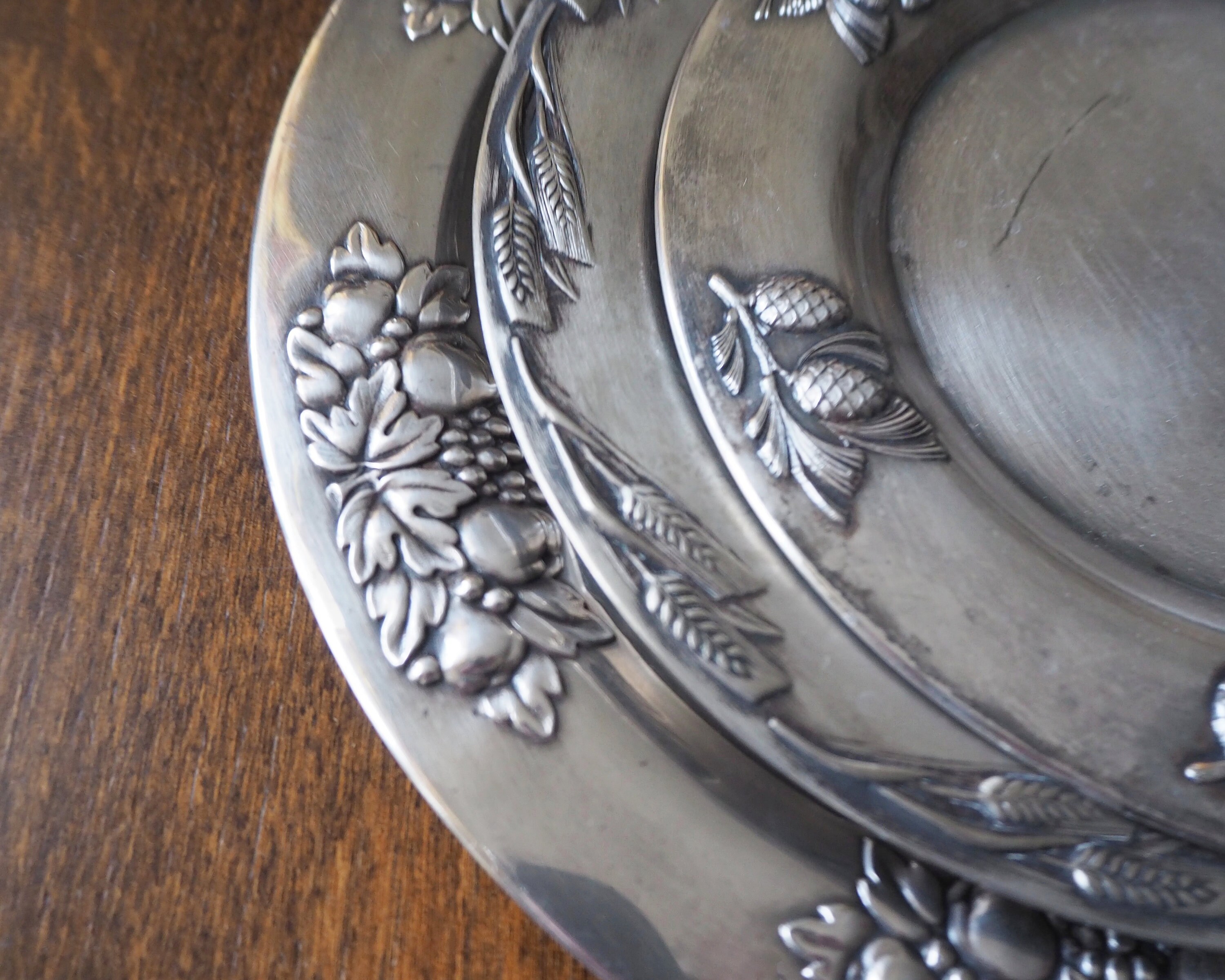 Real silver plates clearance
