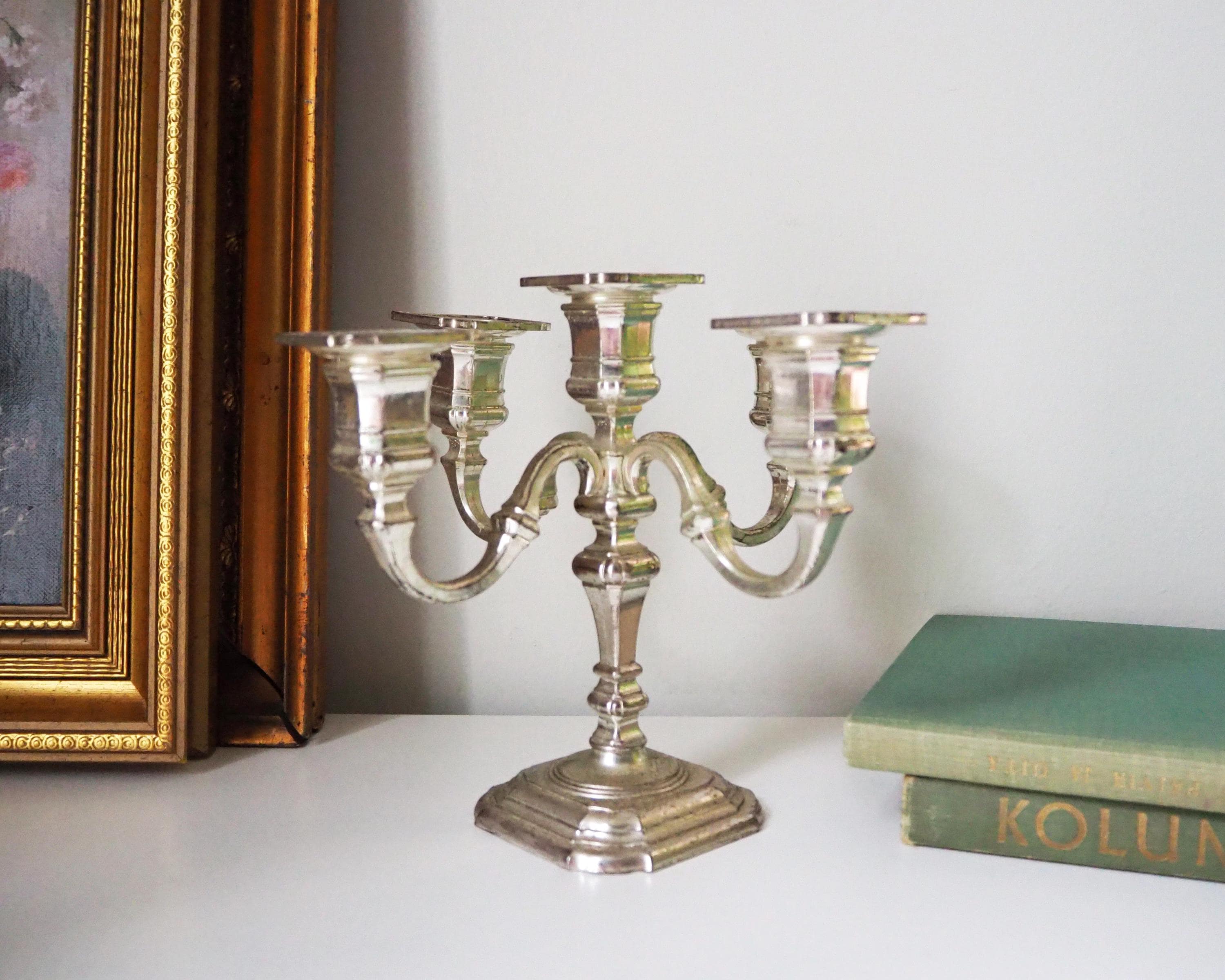 Vintage Candelabrum | Silver Plated Candelabra | Vintage