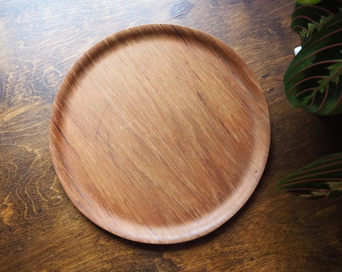 Vintage Teak Tray Vintage Åry Teak Tray Round Teak Serving Tray Swedish