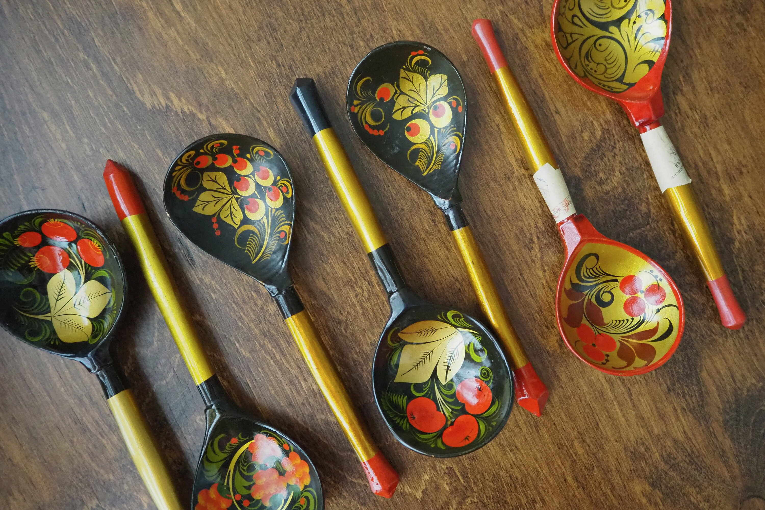 Russian wood spoon - Etsy 日本