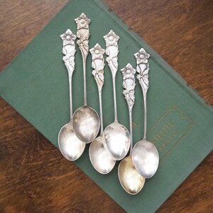 Floral Teaspoon - Etsy UK