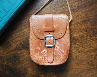 tiny leather purse