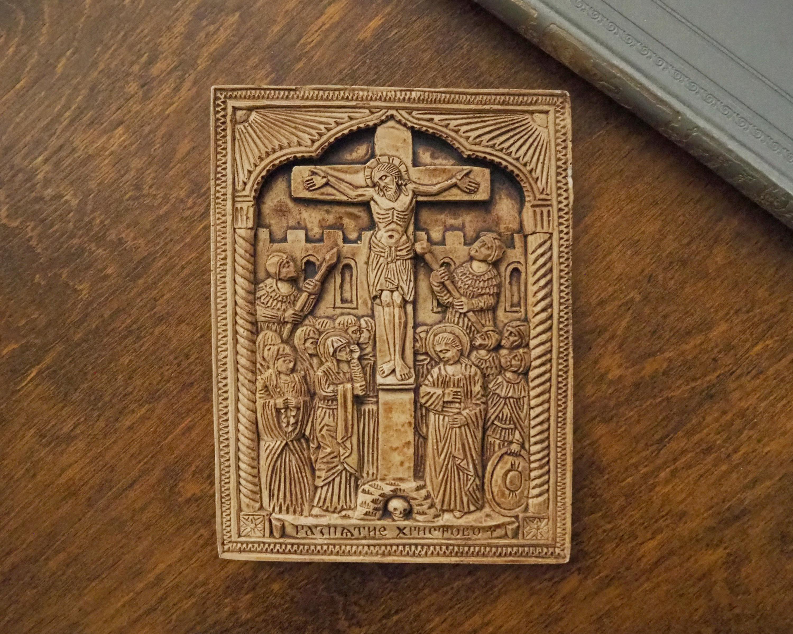 Vintage Orthodox Icon | Orthodox Icon | Ceramic Religious Icon