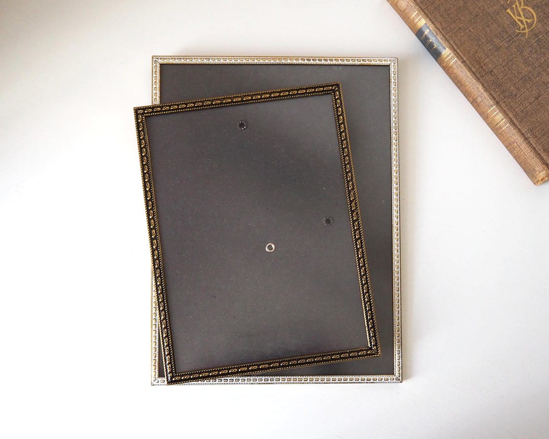 Vintage Photo Frames | Set of Two Vintage Photo Frames | Brass Picture ...