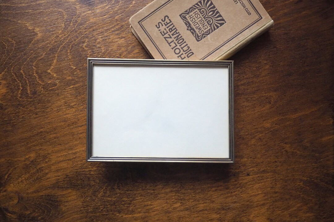 Vintage Brass Photo Frame Brass Photo Frame 12x17 Cm Brass Picture