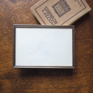 Vintage brass photo frame | Brass photo frame 12x17 cm | Brass picture frame | Vintage brass picture frame