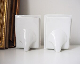 Set of Two Vintage Ceramic Photo Frames | Ceramic Photo Frames