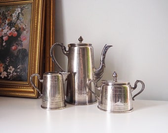 Vintage silver plated WMF coffee set | Antique WMF coffee / tea set | WMF silver plated teapot set | Made in Germany