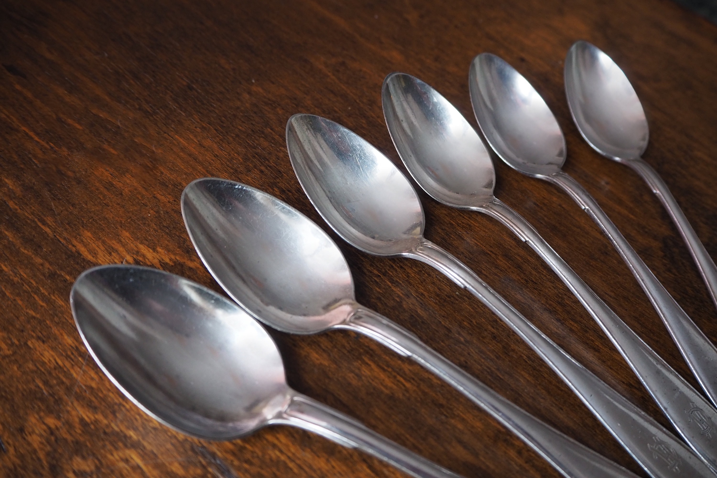 Set of Six Vintage Spoons Large Vintage Spoons Vintage Etsy