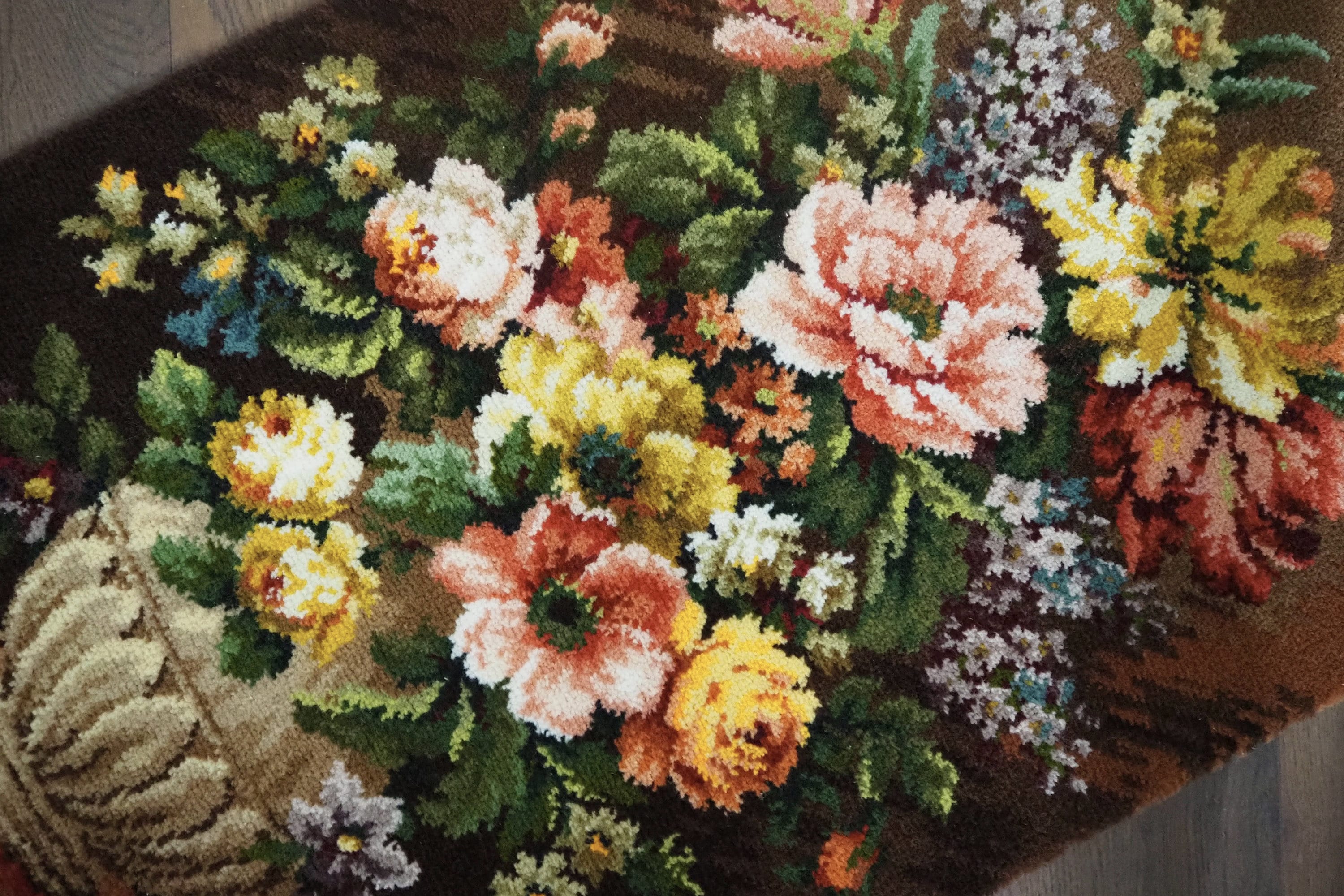 ヴィンテージ壁掛け | Carpets of Worth ピクチャーラグ壁掛け 