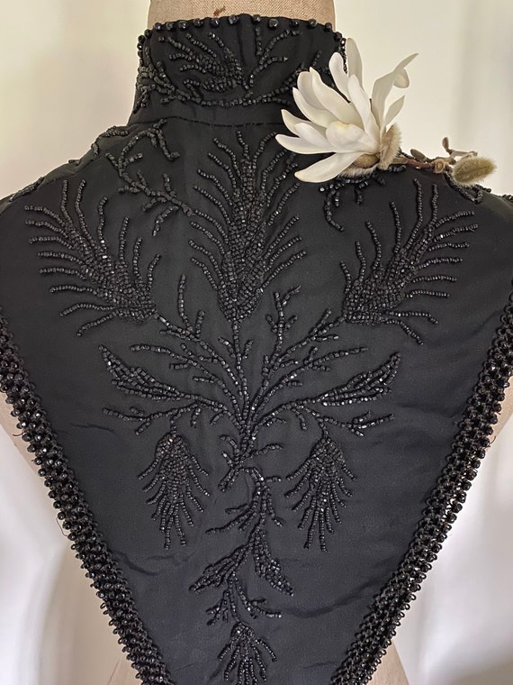 Victorian beaded bodice
