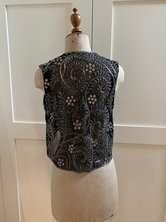 Vintage beaded waistcoat.