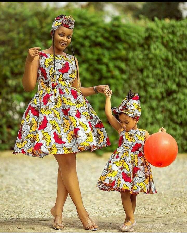 Mother daughter ankara outfits Clearance