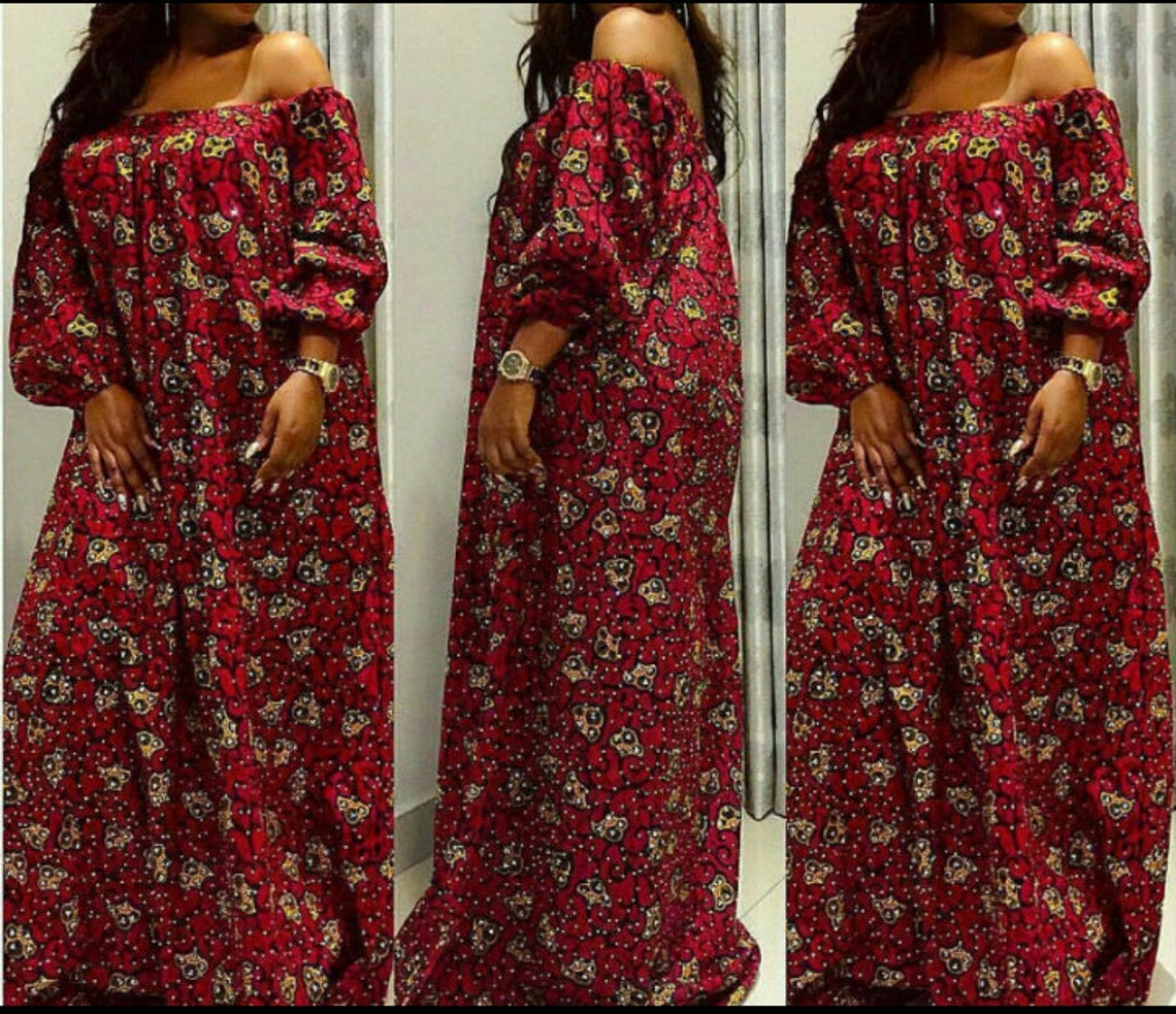 Ankara boubou gown African boubou dress African women | Etsy