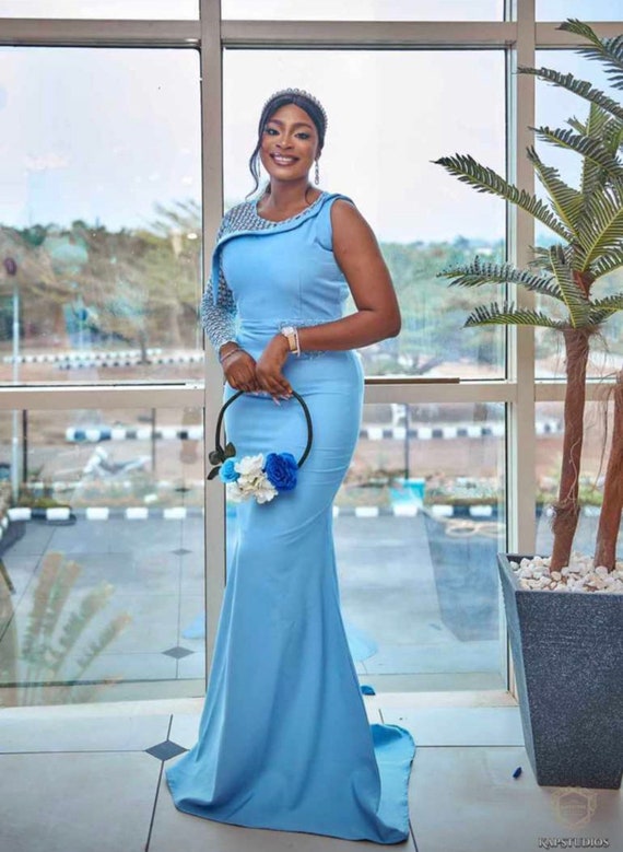 long dress for reception