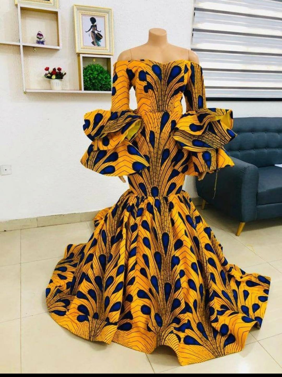 Ankara long dresses online