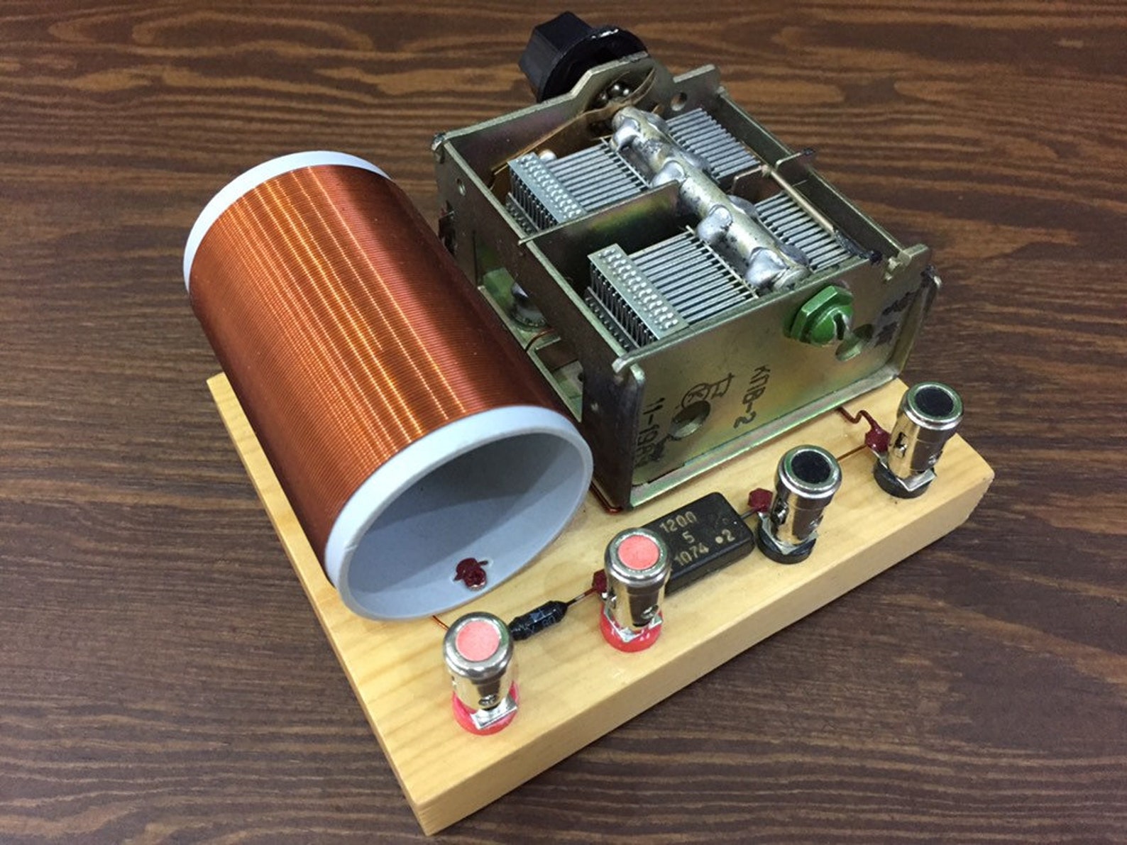 DOSTOV CR1 Crystal Radio receiver set cristal cristallo Etsy