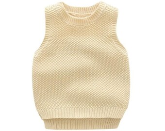 baby sleeveless jumper