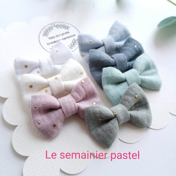 Lot Barrettes Bebe Semainier De Barrettes Barrettes Double Etsy Canada