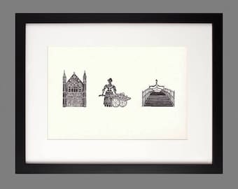 Dublin Icons- Dublin landmark Prints