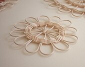 Margarita rattan, rattan flower, wall decoration
