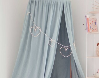 Garland of hearts - children's room decoration