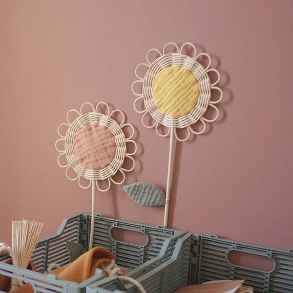 Large Wall Flower Decor Etsy