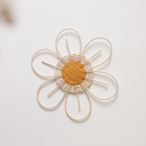 Small anemone flower - rattan flower decoration - Children's and babies' bedroom