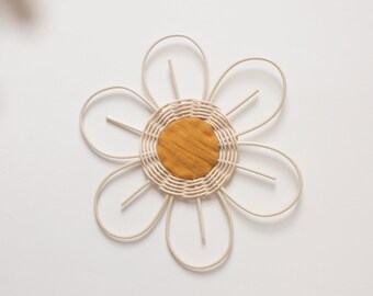 Small anemone flower - rattan flower decoration - Children's and babies' bedroom