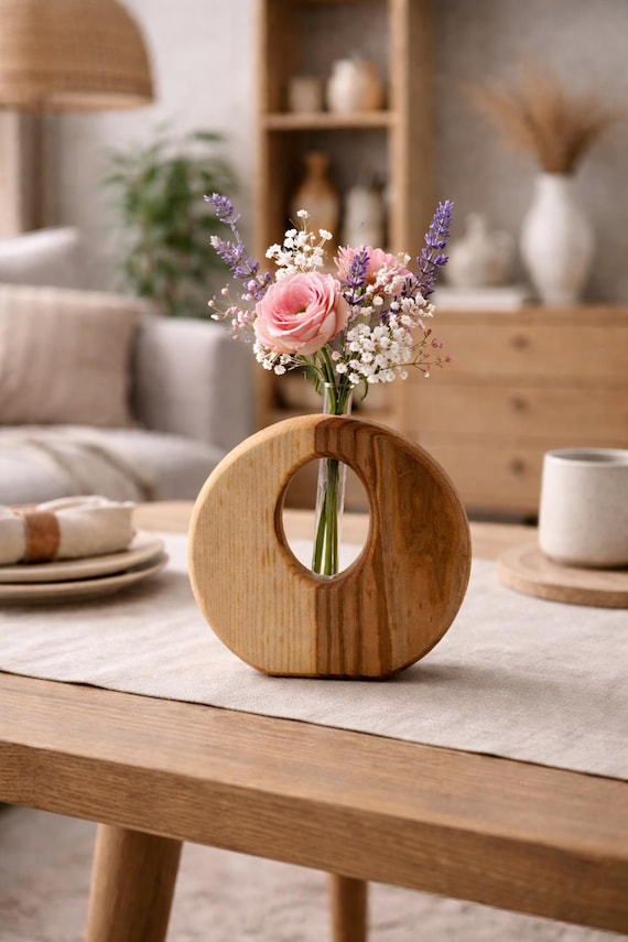 Vase mit Reagenzglas