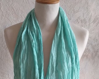 mint scarf mint  cotton scarf light weight scarf mens mint scarf mint  scarf light cotton scarf soft green  scarf